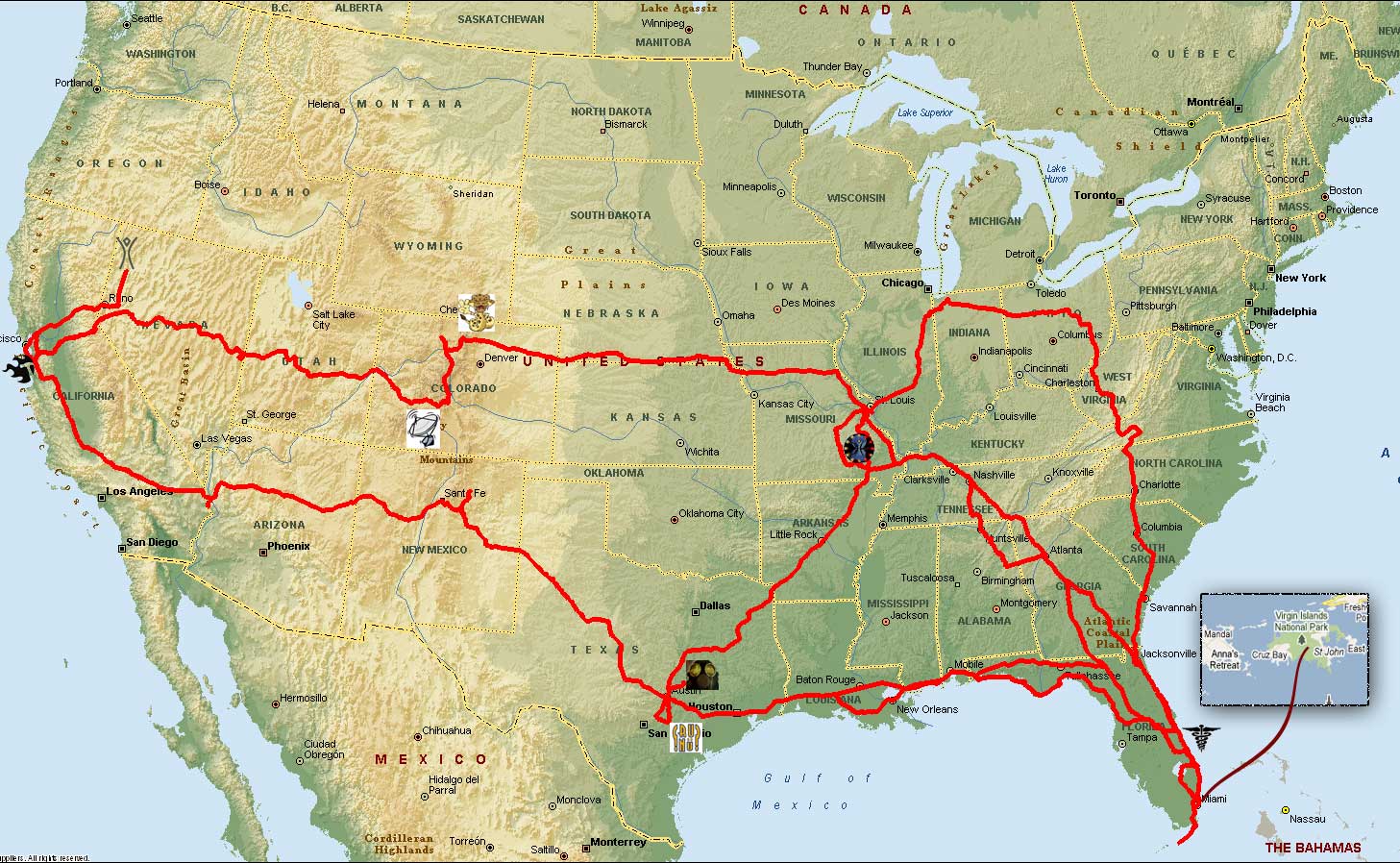 Our 2010 Travel Route | Technomadia