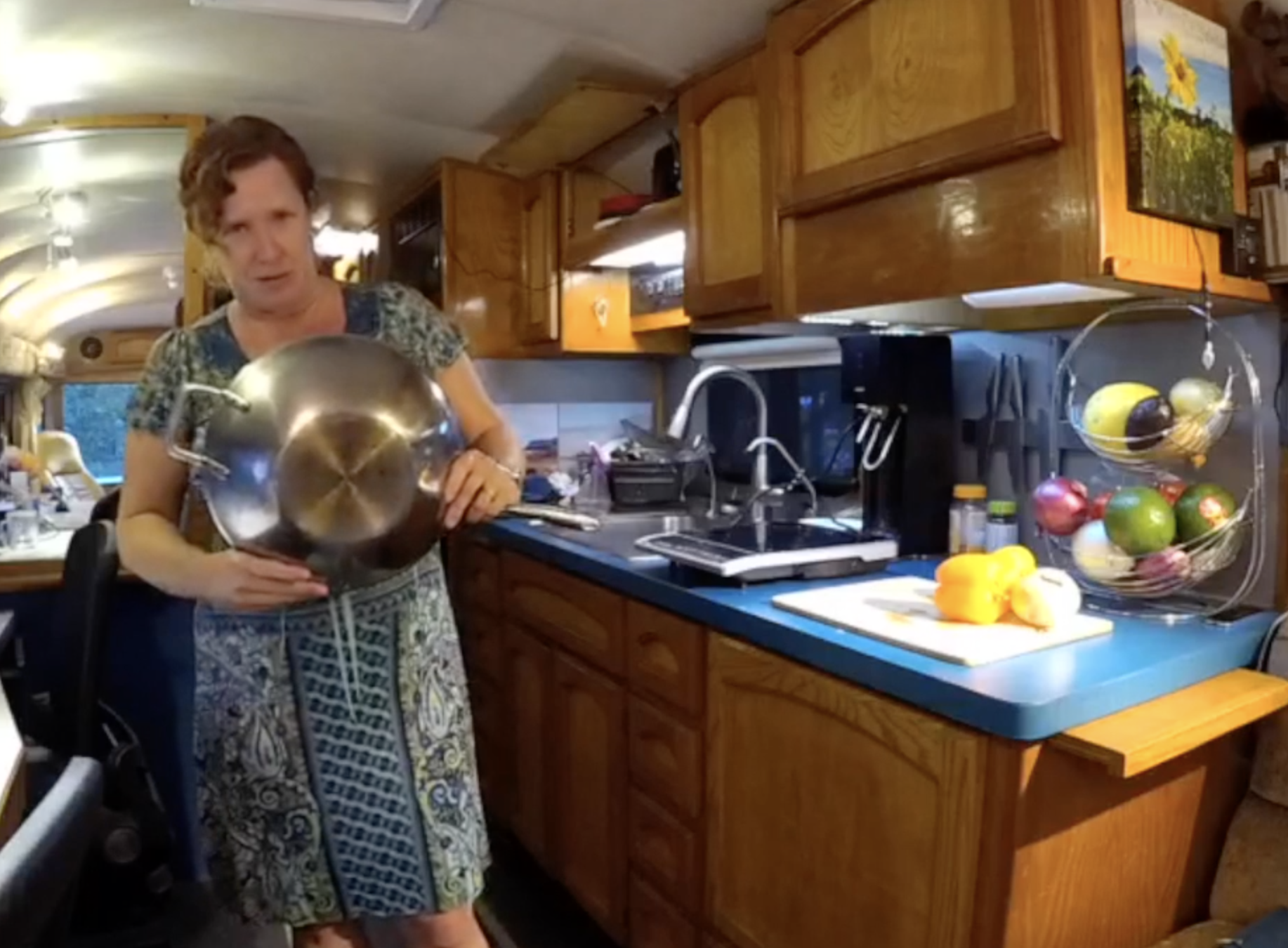Cooking in an RV: Kitchen Tour & Dinner Preparations 