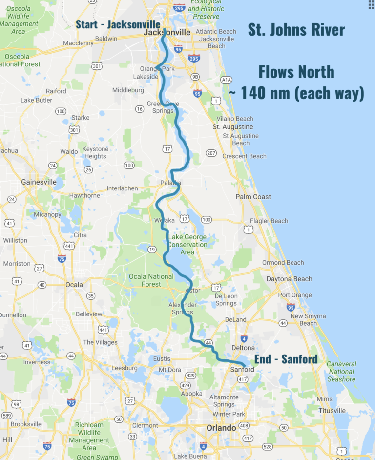 Starting our Cruise Up the St. Johns River – Part 1: Jacksonville to ...