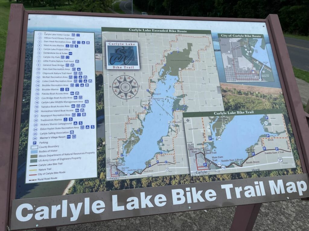 Carlyle Lake Bike Trails | Technomadia