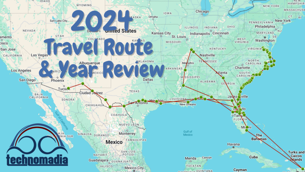 2020 Travel Route & Year Review